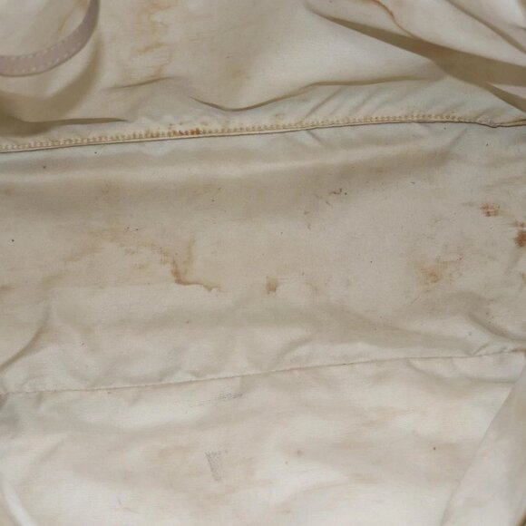 CHANEL New Travel Line Tote Bag Nylon Beige Gold CC Auth ti3466 - Picture 10 of 16